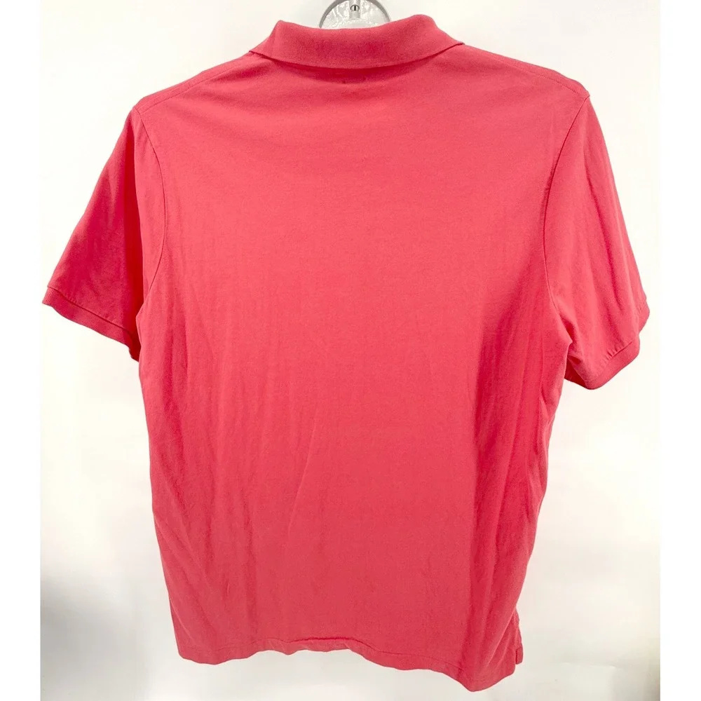 Polo Ralph Lauren Mens XL Classic Fit Coral Red Polo Shirt